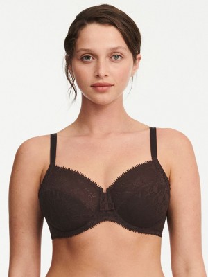 Beige Brown Chantelle Day to Night Full Coverage Women Unlined Bra | FTE1818CX