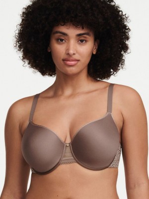 Beige Chantelle C Jolie Comfort Convertible Women T-Shirt Bra | ABT8715YZ