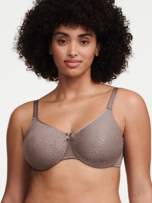 Beige Chantelle C Magnifique Seamless Minimizer Women Unlined Bra | SCX3281BQ