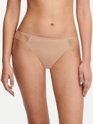 Beige Chantelle Ondine Women Thong Panty | NMH2197FK