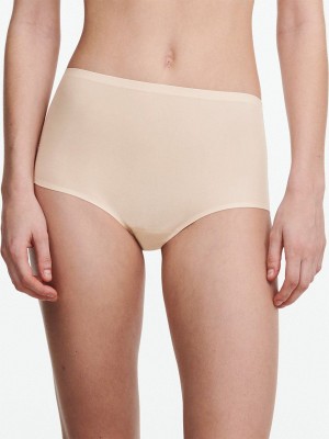 Beige Pink Chantelle SoftStretch Women Briefs | EHY124ID