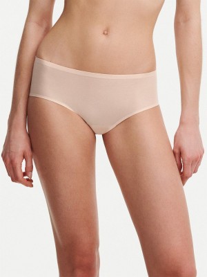 Beige Pink Chantelle SoftStretch Women Hipster Panty | ODP2665CB