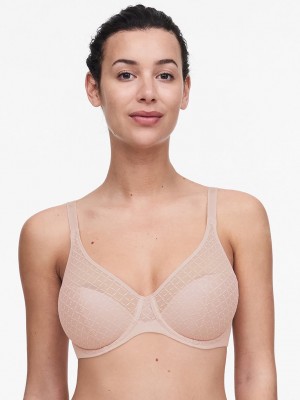 Beige Rose Chantelle Norah Chic Underwire Women Bras | XAG4350UV