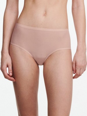 Beige Rose Chantelle SoftStretch Women Hipster Panty | DGX713NF