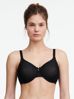 Black Chantelle C Magnifique Nouveau Seamless Minimizer Women Unlined Bra | OME9292JJ