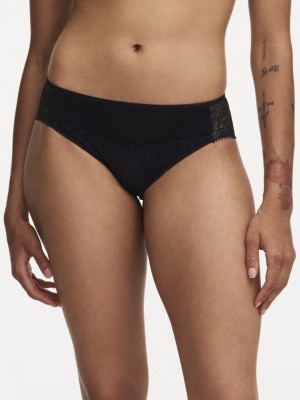 Black Chantelle Day to Night Women Bikini Bottoms | GOI844XA