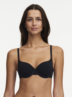 Black Chantelle Dream Today Women T-Shirt Bra | GNW3484PJ