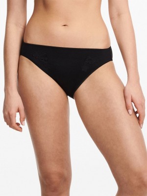 Black Chantelle Hedona Women Bikini Bottoms | UVI2888TZ