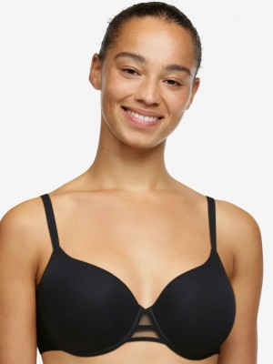 Black Chantelle Nais Spacer Women Bras | IFA747RI