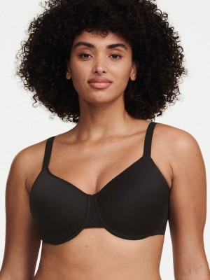 Black Chantelle Norah Comfort Spacer Women T-Shirt Bra | YWR1650HN