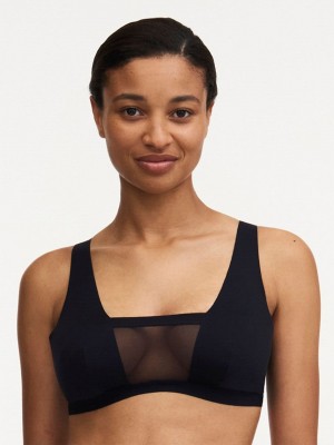 Black Chantelle One Women Bralettes | DJO723IY