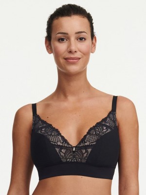 Black Chantelle Orangerie Dream Wireless Women Bras | TAU2187PL