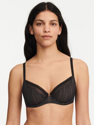 Black Chantelle Romane Underwire Women Bras | WTV7457WX