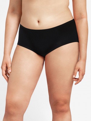 Black Chantelle SoftStretch Full Women Hipster Panty | WAE8885XV