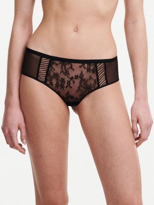 Black Chantelle tXture Women Hipster Panty | ARC26100DK