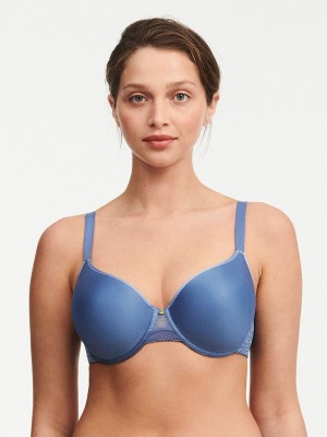 Blue Chantelle C Jolie Comfort Convertible Women T-Shirt Bra | DYH2446JG