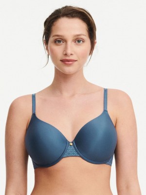 Blue Chantelle Norah Chic Comfort Flex Women T-Shirt Bra | ALB6339IL