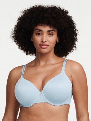 Blue Chantelle Norah Chic Comfort Flex Women T-Shirt Bra | JFG2817LE