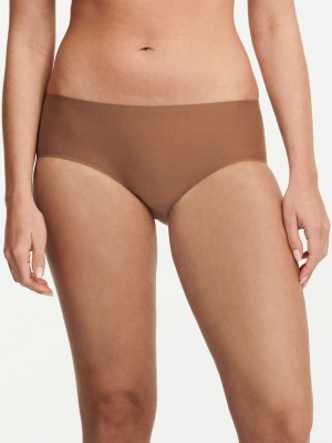 Brown Chantelle SoftStretch Women Hipster Panty | ZQG878FZ