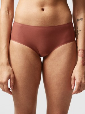 Brown Chantelle SoftStretch Women Hipster Panty | ZJS3312NG