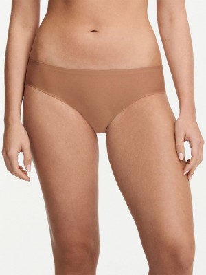 Coffee Chantelle SoftStretch Women Bikini Panty | FMS9310MR