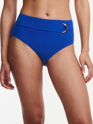 Deep Blue Chantelle Celestial Full Swim Women Bikini Bottoms | EME3833FV