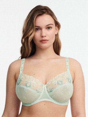 Green Chantelle Champs Elysees Full Coverage Women Unlined Bra | UFB545GU