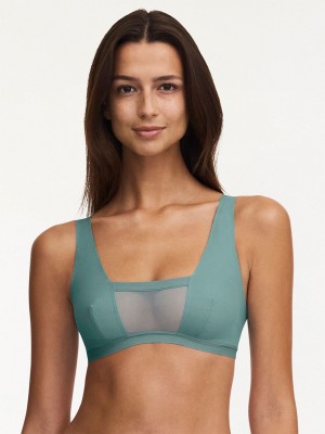 Green Chantelle One Women Bralettes | XLY4886CK