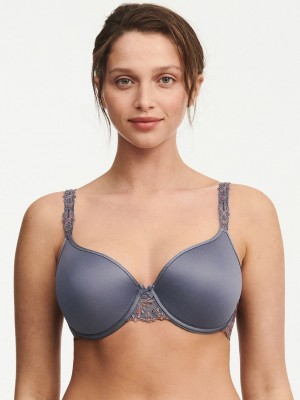 Grey Chantelle Champs Elysees Smooth Custom Fit Women Bras | GTD3249MM