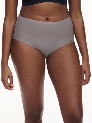 Grey Chantelle SoftStretch Women Briefs | GIV7749JZ