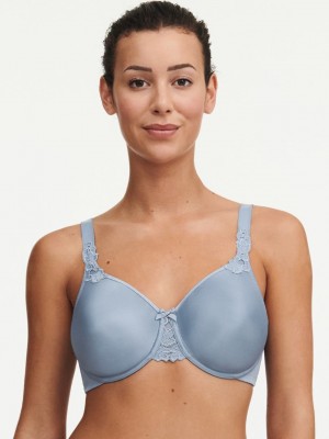 Grey White Chantelle Hedona Seamless Minimizer Women Unlined Bra | LUE7227VS