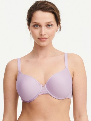 Lavender Chantelle C Jolie Comfort Convertible Women T-Shirt Bra | GZR4721YH