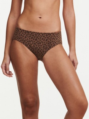 Leopard Chantelle Essential Leakproof Women Briefs | KLK9925MY