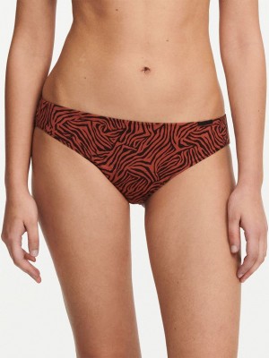 Leopard Chantelle Essential Leakproof Women Bikini Bottoms | NVE922OV