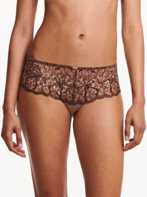 Leopard Chantelle Fleurs Women Hipster Panty | HLN3324FV