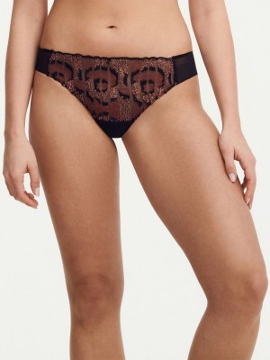 Multicolor Chantelle Nightfall Lace Women Thong Panty | NPS8816DD