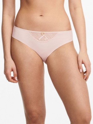 Pink Chantelle Graphic Support Women Bikini Bottoms | XPD730ZI