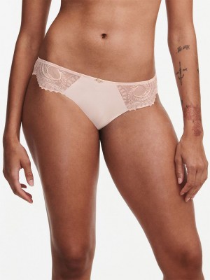 Pink Chantelle Mystic Dream Lace Women Bikini Bottoms | VAY3460TE