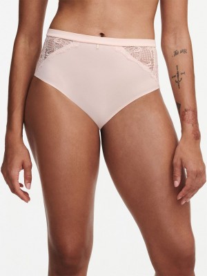 Pink Chantelle Orangerie Dream High Waist Women Briefs | DKK2975IK