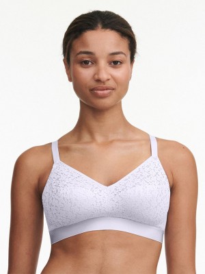 Purple Chantelle Norah Comfort Supportive Wirefree Women Bras | JXH816ZY