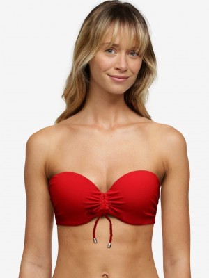 Red Chantelle Inspire Bandeau Swim Women Bikini Tops | MTS2292GX