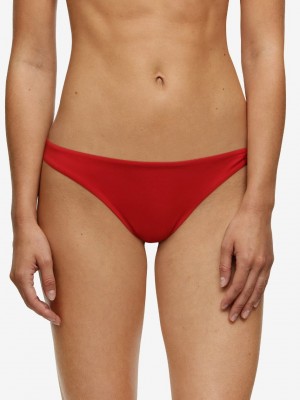 Red Chantelle Inspire Cheeky Swim Women Bikini Bottoms | MRI1767YE