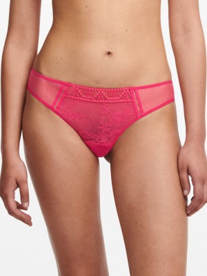 Red Chantelle Olivia Women Thong Panty | BCV7435BZ