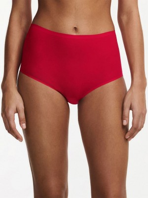 Red Chantelle SoftStretch Women Briefs | GEU3116XO