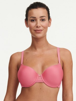 Rose Pink Chantelle C Jolie Comfort Convertible Women T-Shirt Bra | TCQ7423KK