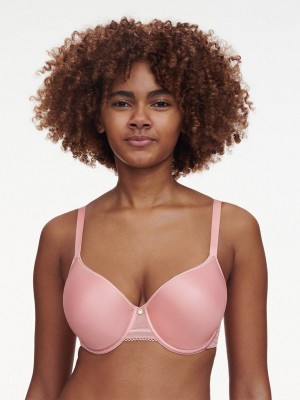 Rose Pink Chantelle C Jolie Comfort Convertible Women T-Shirt Bra | XEA5219TI