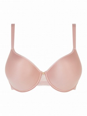 Rose Pink Chantelle C Jolie Comfort Convertible Women T-Shirt Bra | VJV9338RN