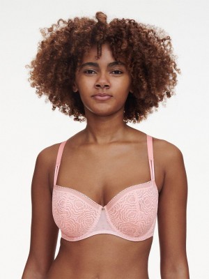 Rose Pink Chantelle C Jolie Demi Women Bras | DUP5513HB