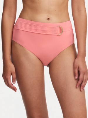 Rose Pink Chantelle Celestial Full Swim Women Bikini Bottoms | VXI5638GV