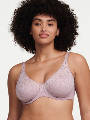 Rose Pink Chantelle Norah Comfort Underwire Women Bras | JRU1719HI